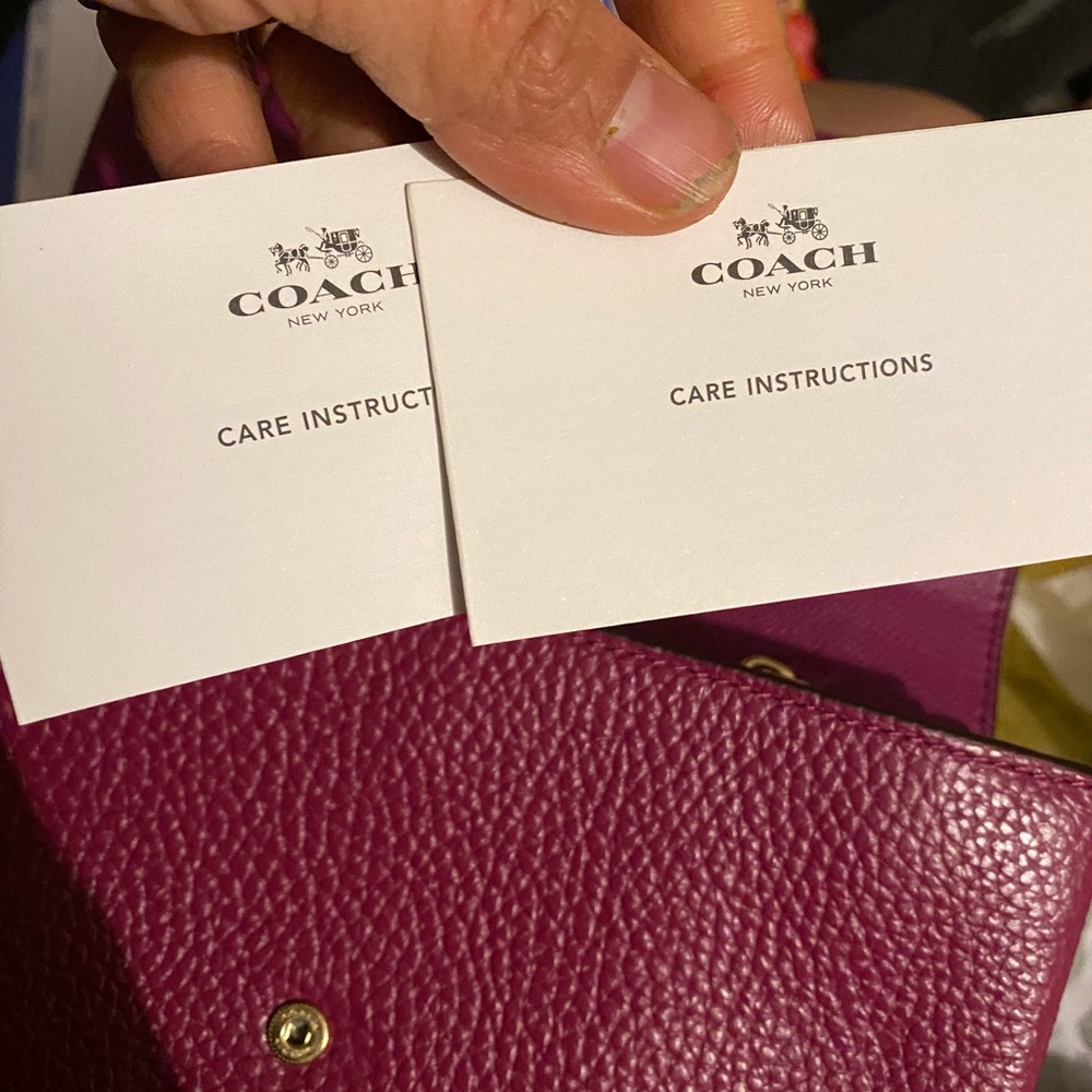 Coach Gain Leather Wristlet View 3